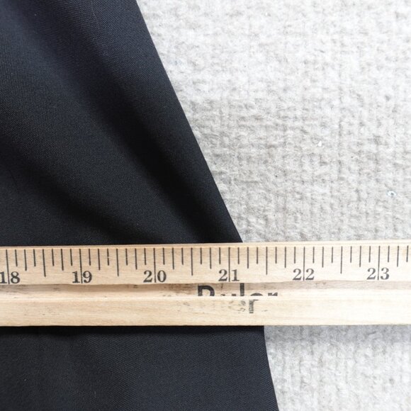 Ralph Lauren Womens Blazer 6 Black Double Breasted Black Label Wool Silk - Picture 14 of 16